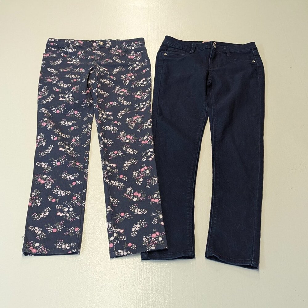 Two Pair of Jeggings Size 10 French Toast and Squeeze